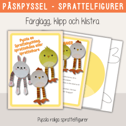 Påsk - Sprattelfigurer påskpyssel - Påsktema