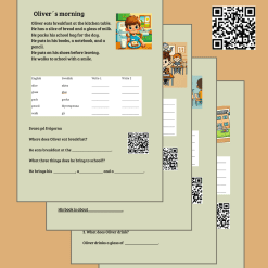Oliver´s Day at School - Read and Listen