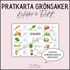 Pratkarta grönsaker