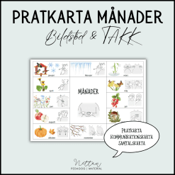 Pratkarta månader