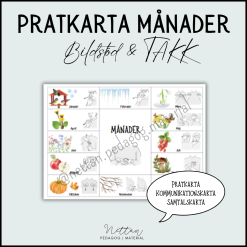 Pratkarta månader