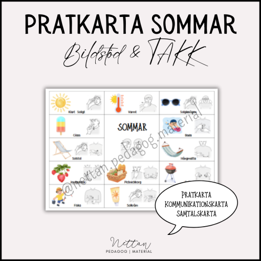 Pratkarta sommar