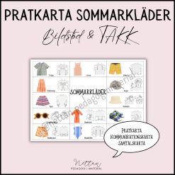 Pratkarta sommarkläder
