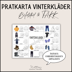 Pratkarta vinterkläder