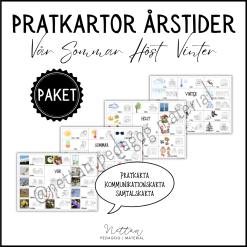 PAKET: Pratkartor årstider