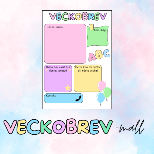 Veckobrevsmall