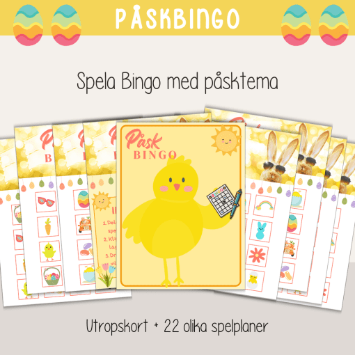 Påsk - Bingo med påsktema