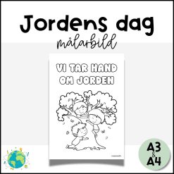 Jordens dag - Målarbild