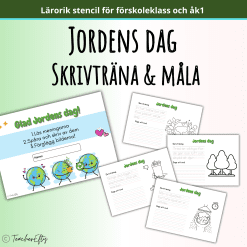 Jordens Dag – Skrivträna och måla