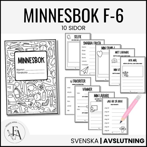 Minnesbok | Åk F-6