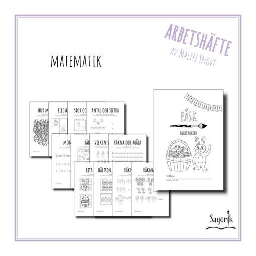 Arbetshäfte påsk matematik