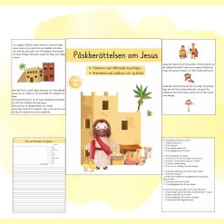 Påskberättelsen om Jesus-NP anpassat.