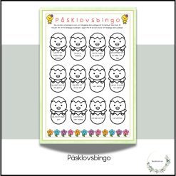 Påsklovsbingo