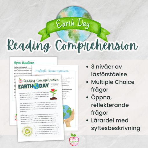 Earth Day Reading Comprehension