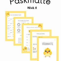 Påskmatte - Nivå 4 (10 sidor)