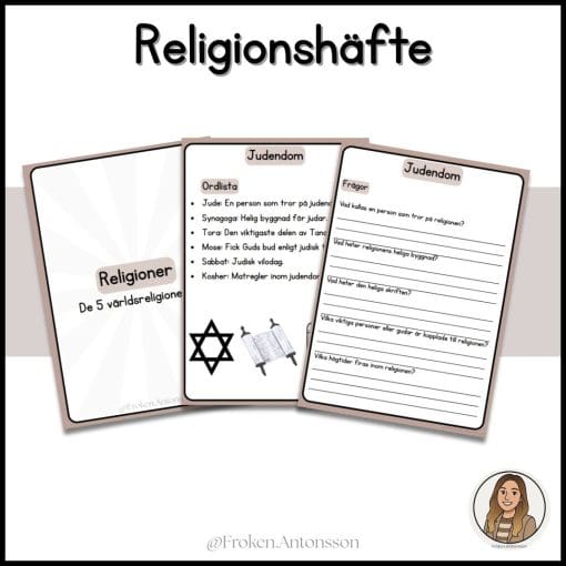 Religionshäfte - De 5 världsreligionerna