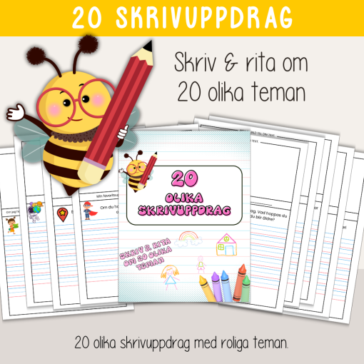 Skrivande - 20 olika skrivuppdrag