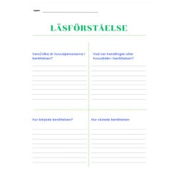 Läsförståelse