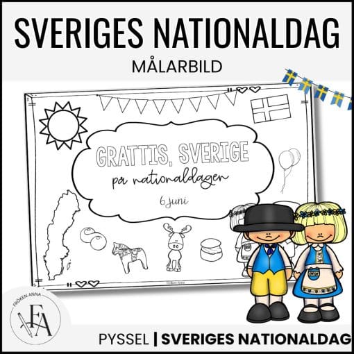 Målarbild | Sveriges nationaldag