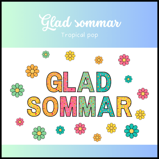 Glad sommar - tropical pop