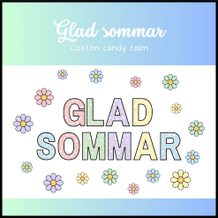 Glad sommar - Cotton Candy Calm
