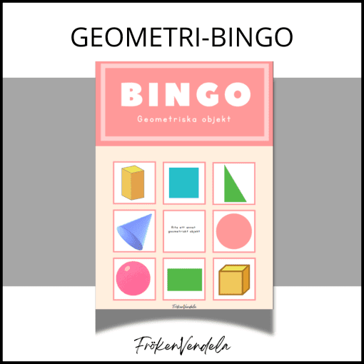 Geometri - bingo