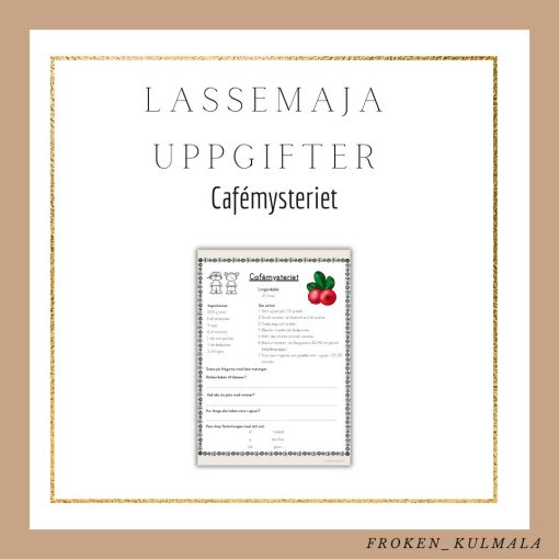 LasseMaja arbetsblad: Cafémysteriet