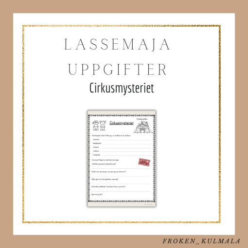 LasseMaja arbetsblad: Cirkusmysteriet