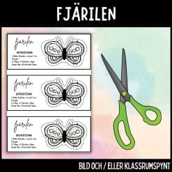 Fjärilen - klassrumsdekoration