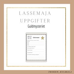 LasseMaja arbetsblad: Guldmysteriet