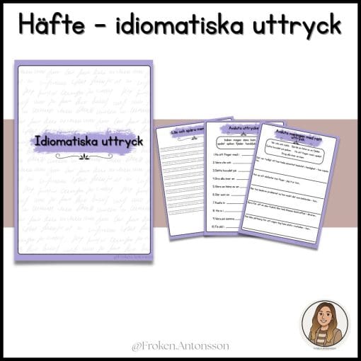 Idiomatiska uttryck - arbetshäfte