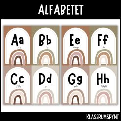 Alfabetet - regnbåge