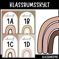 Klassrumsskylt - ÅK 1
