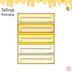 Honungspaket: Tallinjer