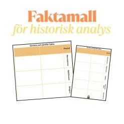 Faktamall – Stödstruktur för att sortera, jämföra och analysera fakta