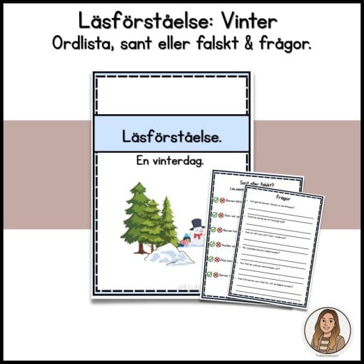 Läsförståelsehäfte - vinter
