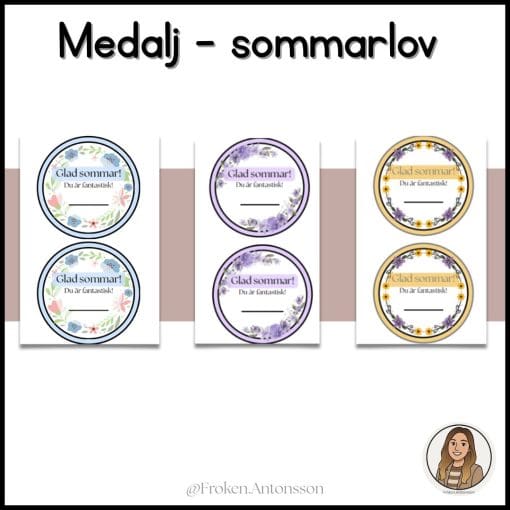 Medalj - sommarlov