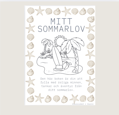 Mitt sommarlov - Bucketlist för ett aktivt sommarlov