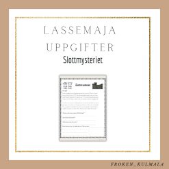 LasseMaja arbetsblad: Slottsmysteriet