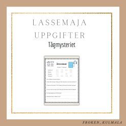 LasseMaja arbetsblad: Tågmysteriet
