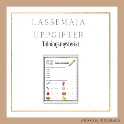 LasseMaja arbetsblad: Tidningsmysteriet
