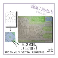 Vägar till stad (bilmatta)..