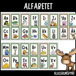 Alfabetet - med illustrationer