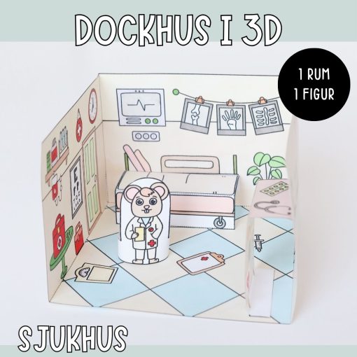 Pyssla dockhus - sjukhus