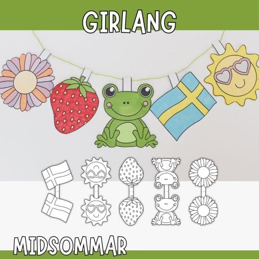 Midsommarpyssel - girlang