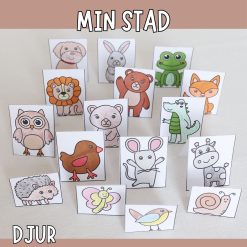 Min stad - Djur