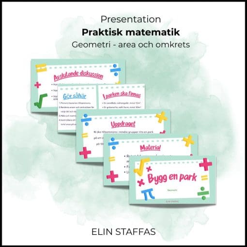 Bygg en park - praktisk matematik