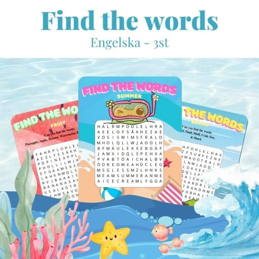 Find the words - 3st