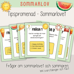 Skolavslutning - Tipspromenad sommarlov