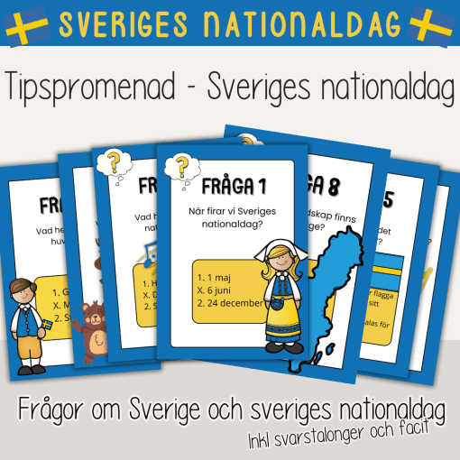 Sveriges nationaldag - Tipspromenad - 6 juni